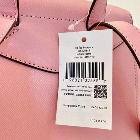 Kate Spade Lizzie medium flat backpack new - Picture 4 of 12